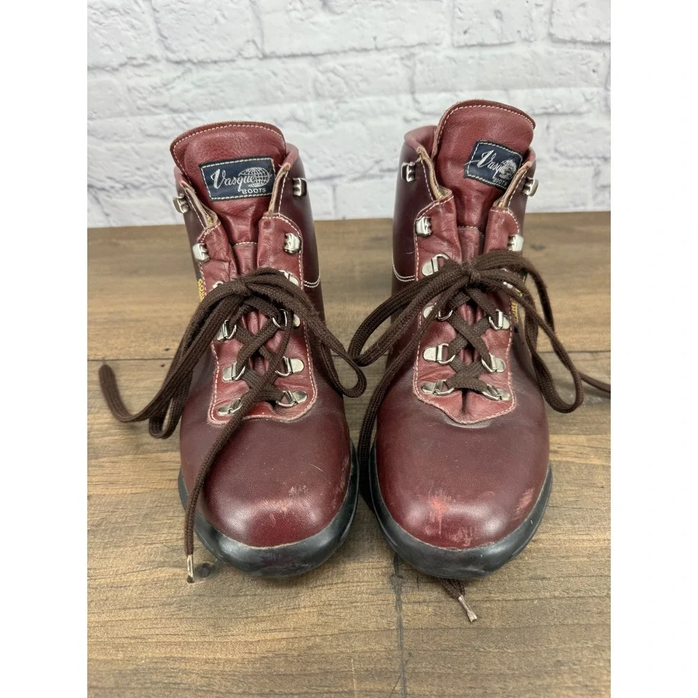 Vintage Vasque Skywalk Sundowner 7535 Gore-Tex Leather Hiking Boots Italy 8.5 M
